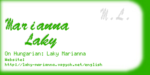 marianna laky business card